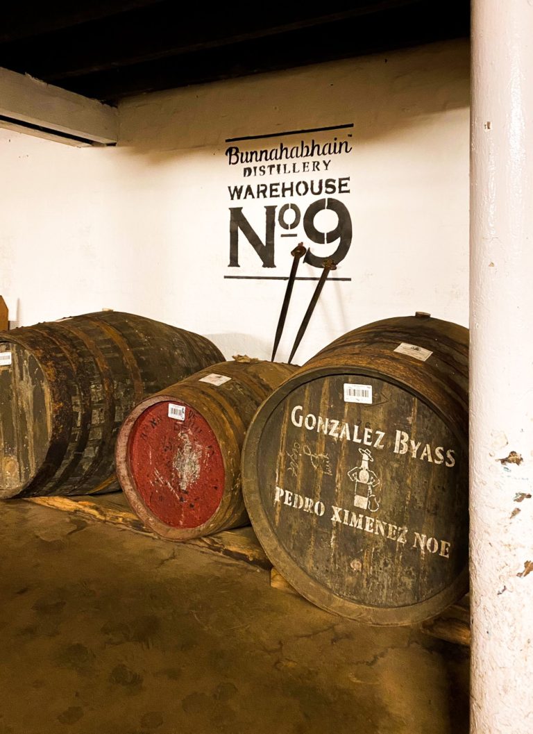 Bunnahabhain warehouse 9 tasting